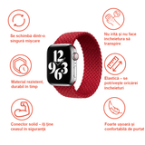 Curea împletită pentru Apple Watch