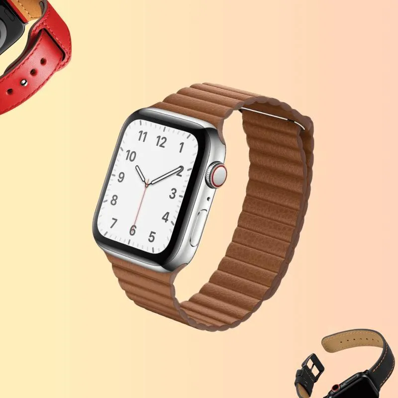 Curele piele Apple Watch