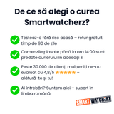 Curea și carcasă din silicon transparent pentru Apple Watch