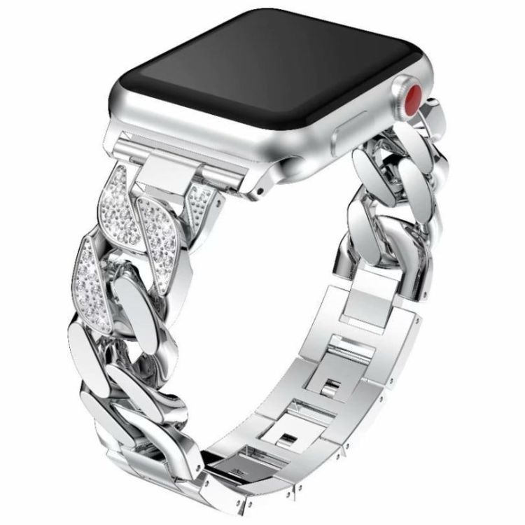 Apple Watch Crystal Steel Rozsdamentes Acél Szíj - Smartwatcherz