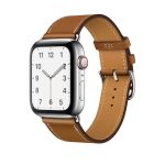 Apple Watch bőr szíj marha bőr sötét barna színben 38mm 40mm 41mm 42mm 44mm 45mm méretű apple watch okosórához. Állítható méretű. Apple Watch series 1 2 3 4 5 6 7 SE hez megfelelő óraszíj