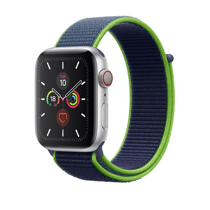 apple watch okosórához való sport nylon szövet szíj neon lime kék zöld színben. megfelelő 38mm 40mm 42mm 44mm es iwatch órához. állítható méretű apple watch nylon szövet szíj. iWatch series 1 2 3 4 5 6 SE hez megfelelő óraszíj