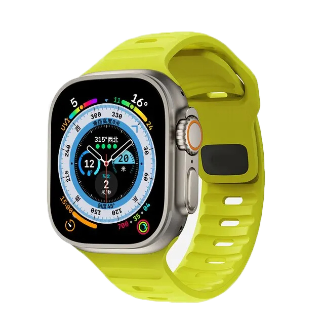 TrailBlazer Curea de silicon pentru Apple Watch - Neon - 38, 40, 41mm
